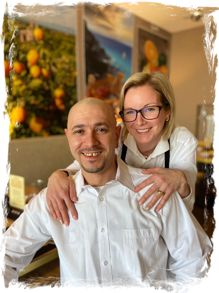 Alberto und Bianca bei La Sicilia